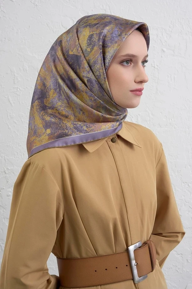 51 Armine Twill İpek Eşarp 9433D