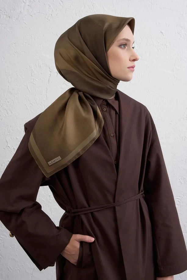 55 Armine Twill İpek Eşarp 9402D