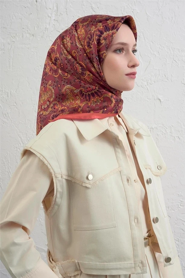 55 Armine Twill İpek Eşarp 9416D