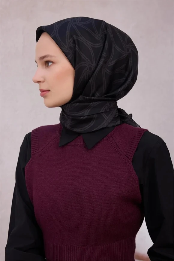 57 Belli Twill İpek Eşarp 4221D