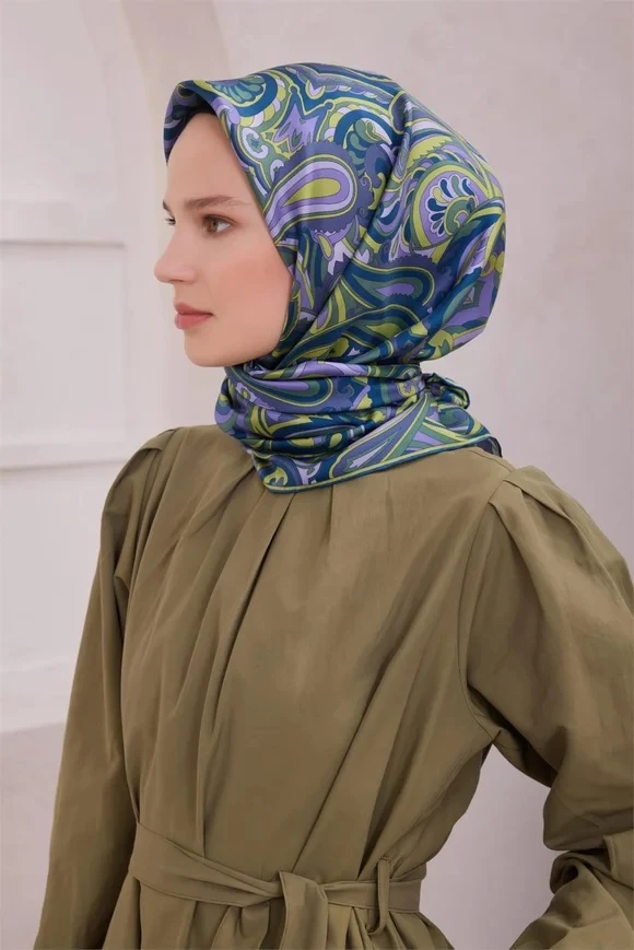 59 Belli Twill İpek Eşarp 4222D