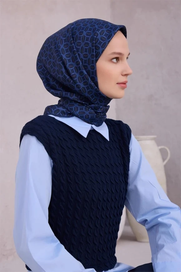 60 Belli Twill İpek Eşarp 4215D