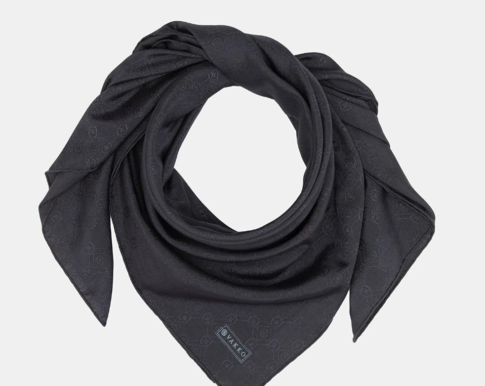 6012 Vakko Hologram Pamuk İpek Eşarp