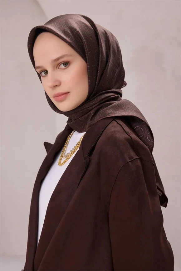 61 Belli Twill İpek Eşarp 4215D