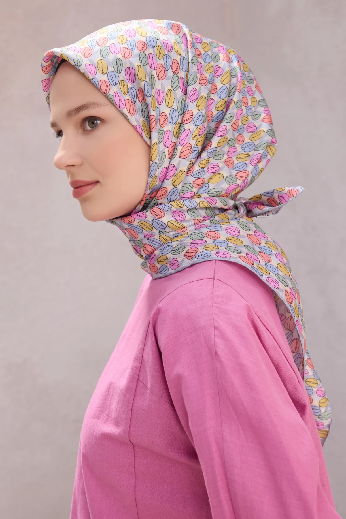 80 Belli Twill İpek Eşarp 4204D