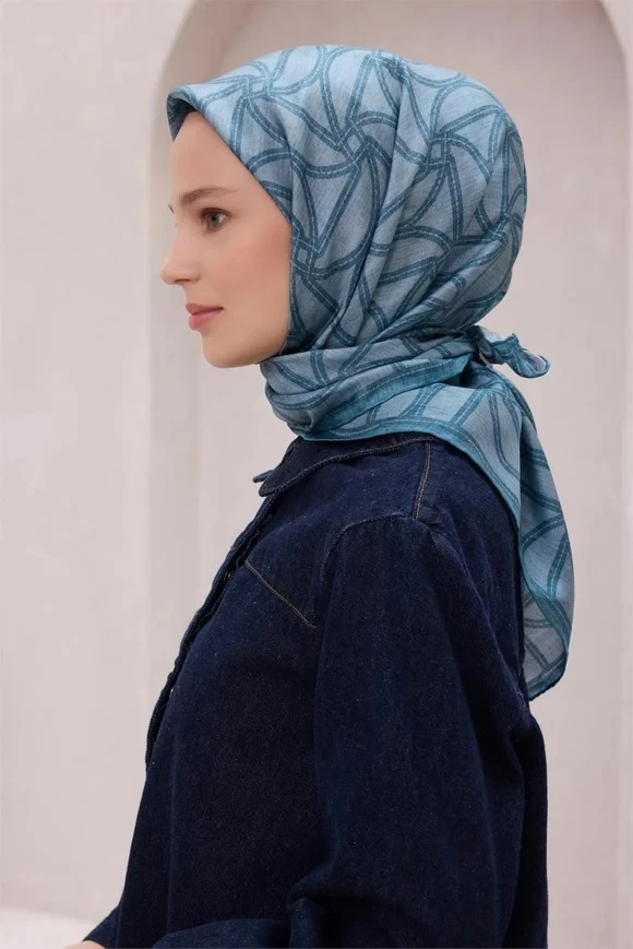 80 Belli Twill İpek Eşarp 4221D