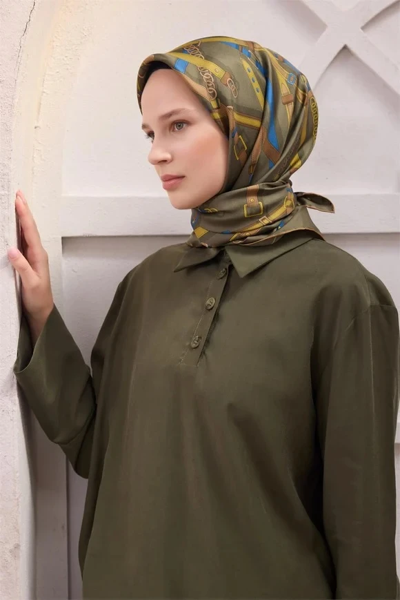 81 Belli Twill İpek Eşarp 4200D