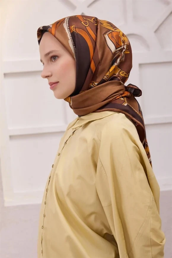 81 Belli Twill İpek Eşarp 4205D