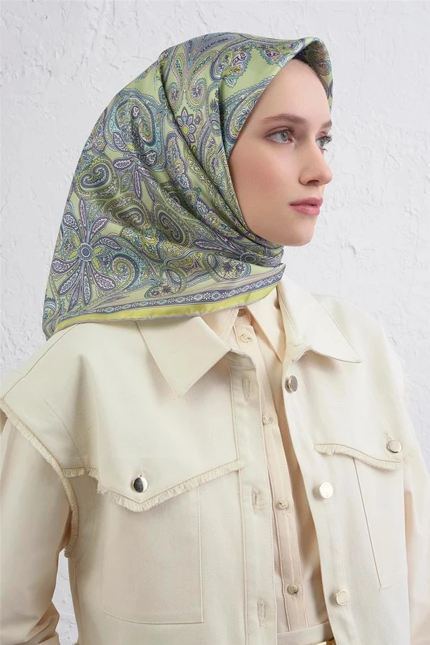 83 Armine Twill İpek Eşarp 9421D