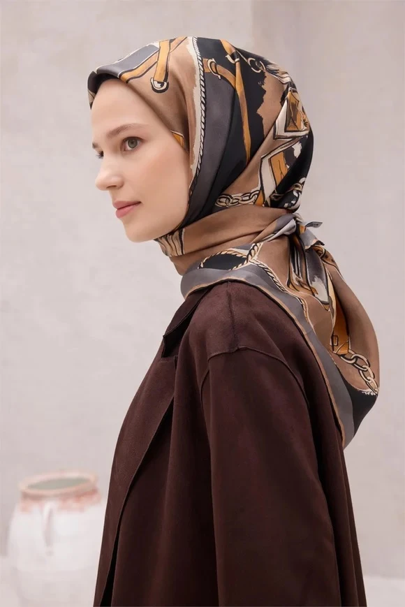 83 Belli Twill İpek Eşarp 4205D