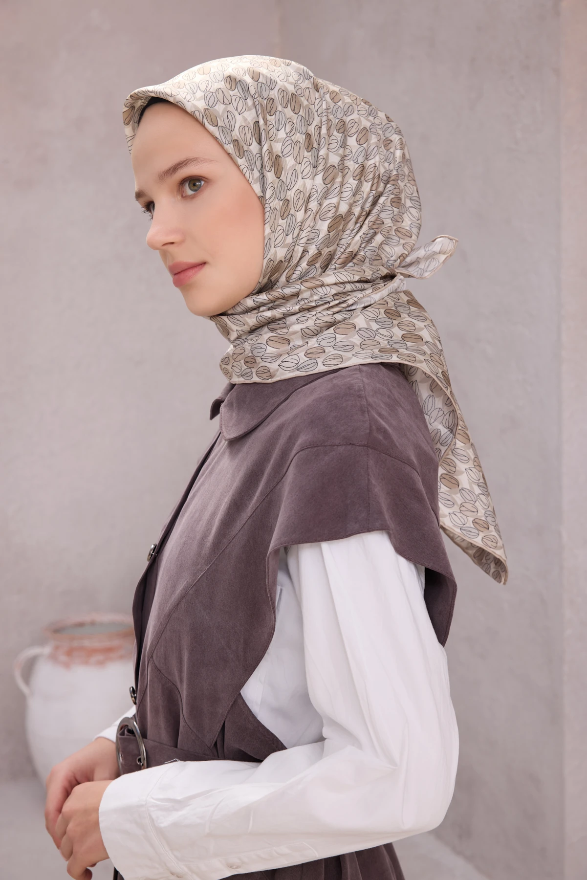 84 Belli Twill İpek Eşarp 4204D