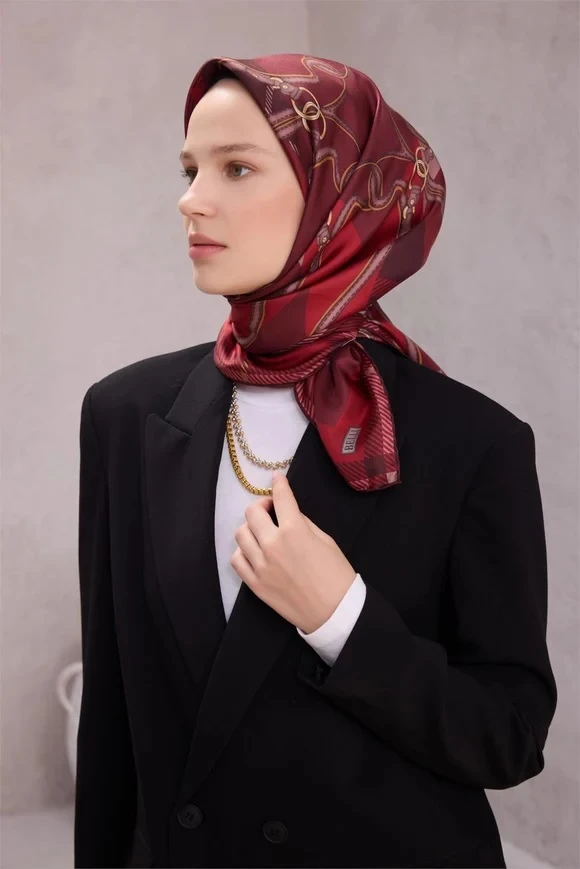 84 Belli Twill İpek Eşarp 4206D