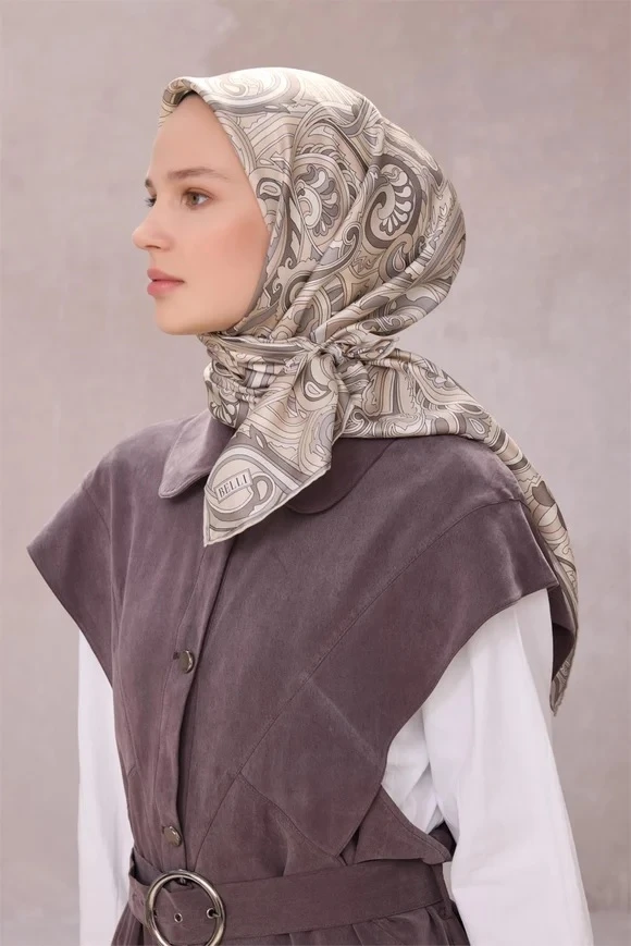 84 Belli Twill İpek Eşarp 4222D