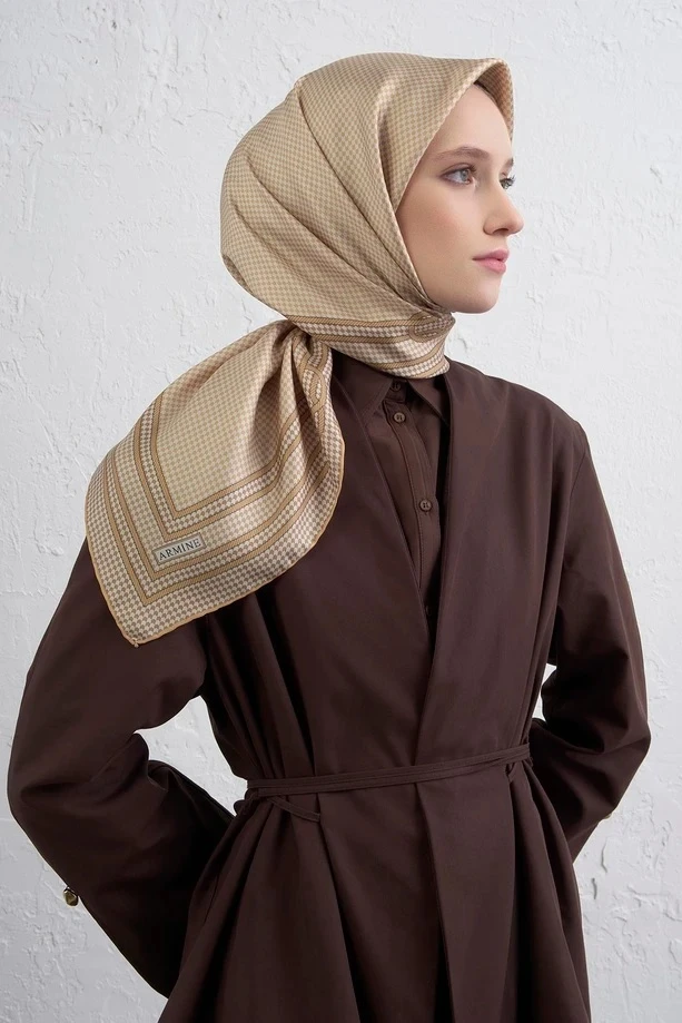 85 Armine Twill İpek Eşarp 9404D
