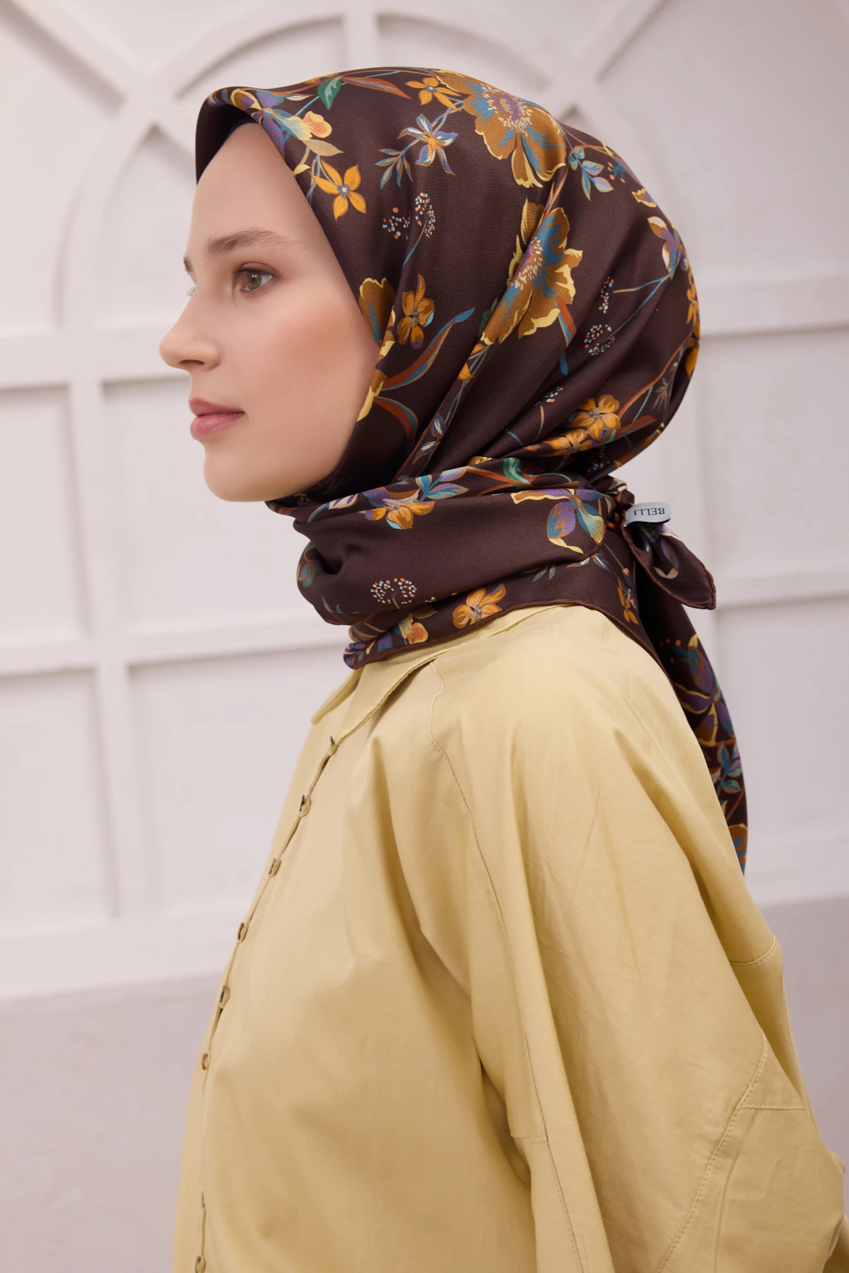 85 Belli Twill İpek Eşarp 4210D