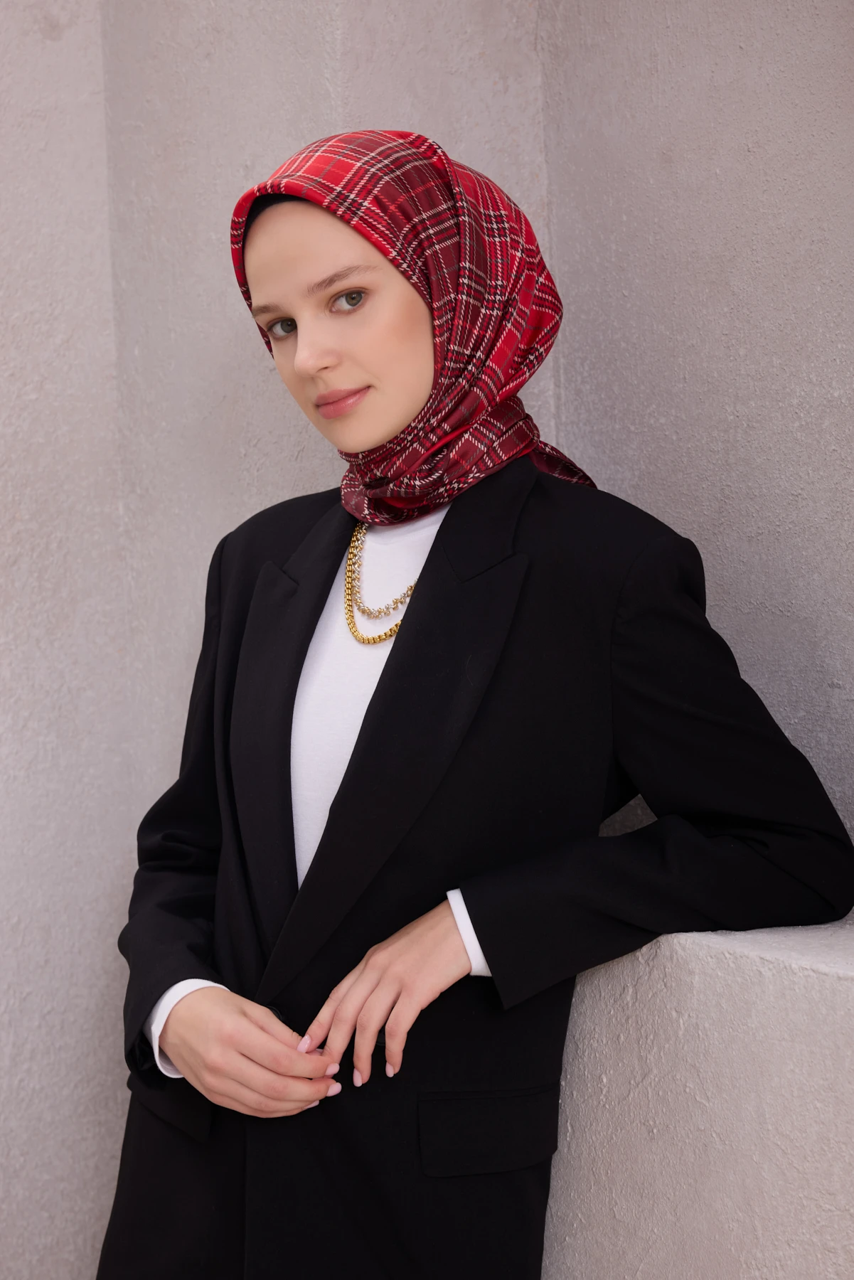 85 Belli Twill İpek Eşarp 4218D