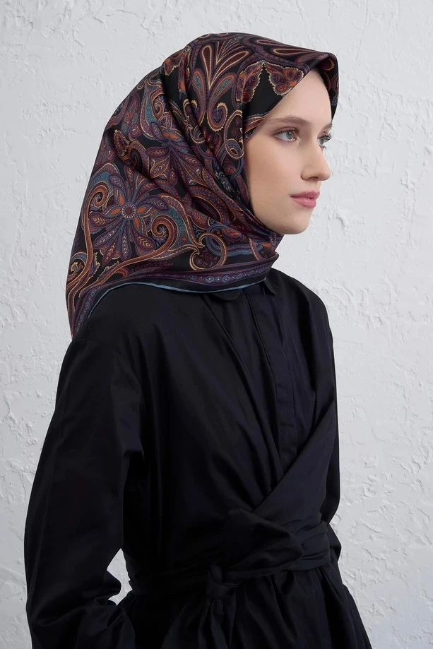 86 Armine Twill İpek Eşarp 9421D