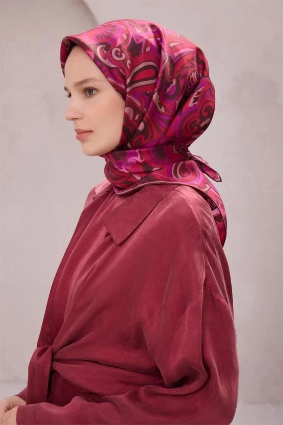 86 Belli Twill İpek Eşarp 4222D
