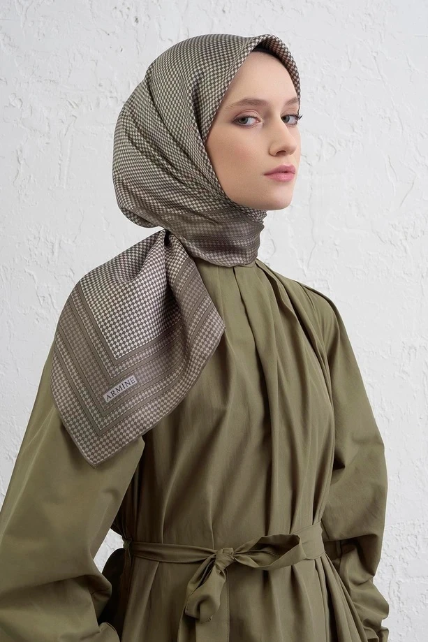87 Armine Twill İpek Eşarp 9404D