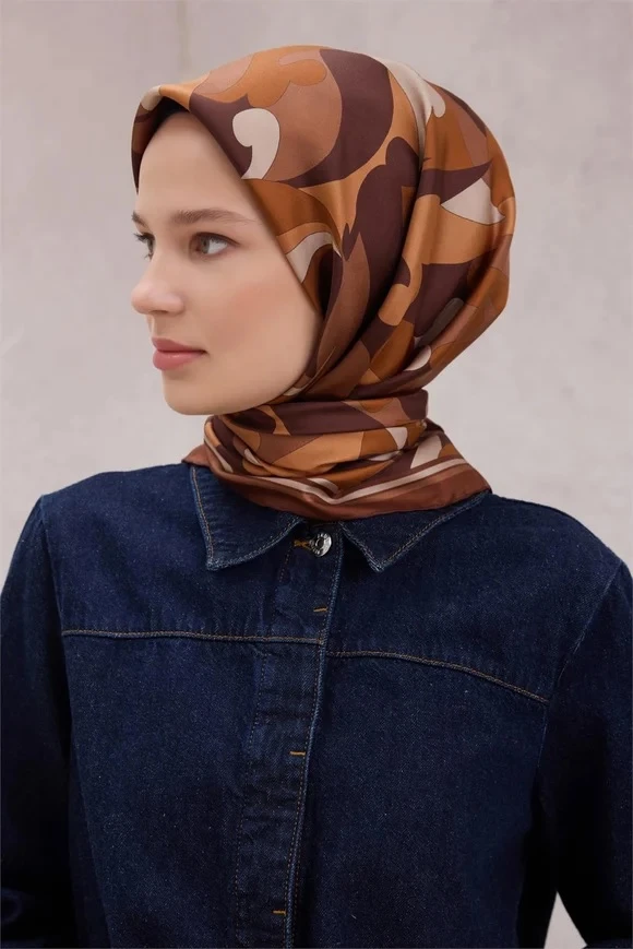 87 Belli Twill İpek Eşarp 4213D