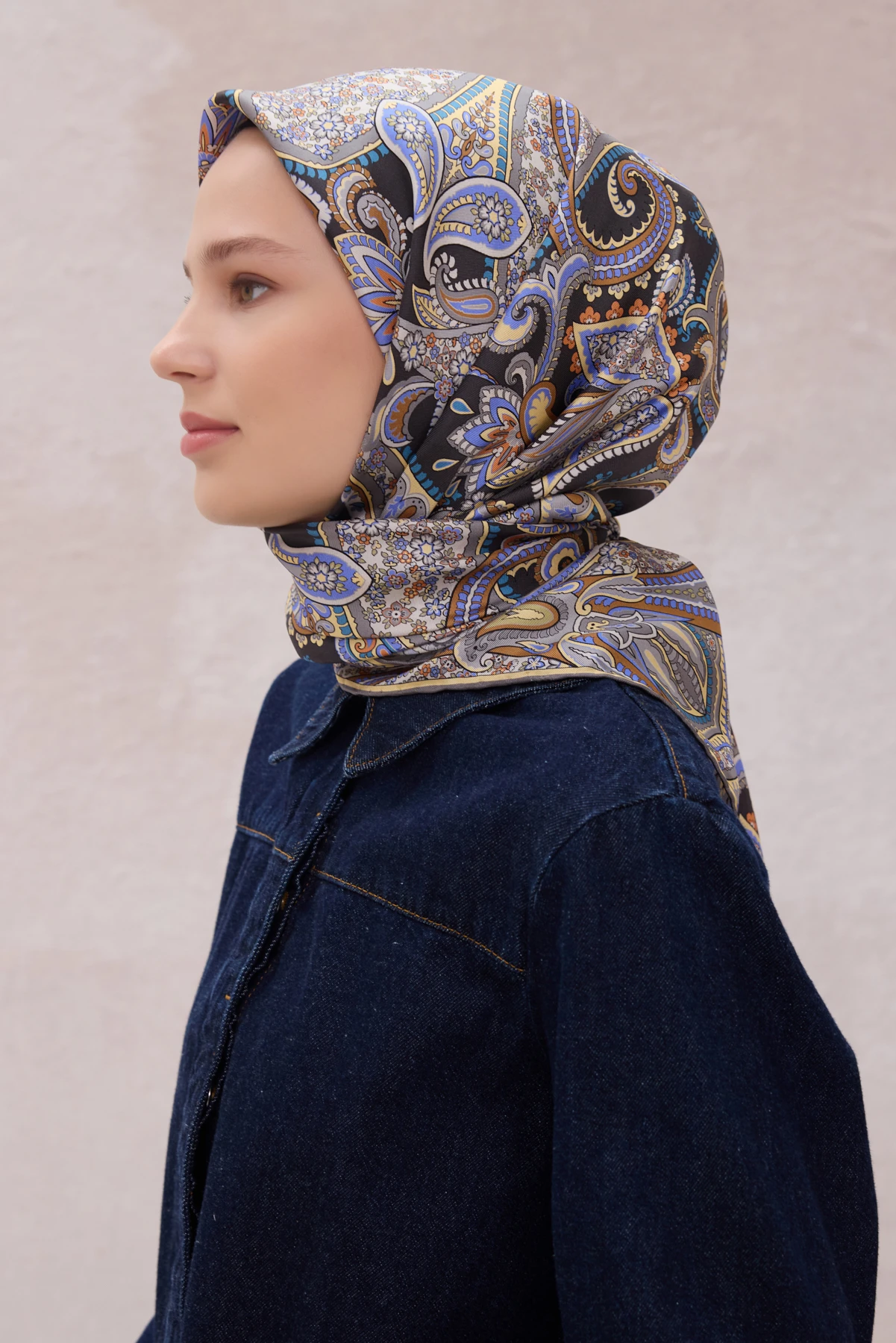 88 Belli Twill İpek Eşarp 4202D
