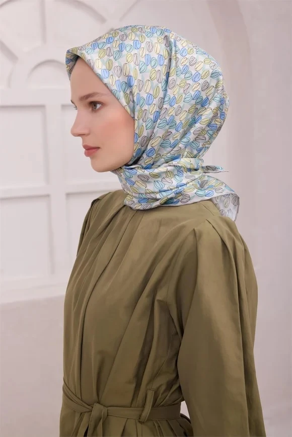 88 Belli Twill İpek Eşarp 4204D