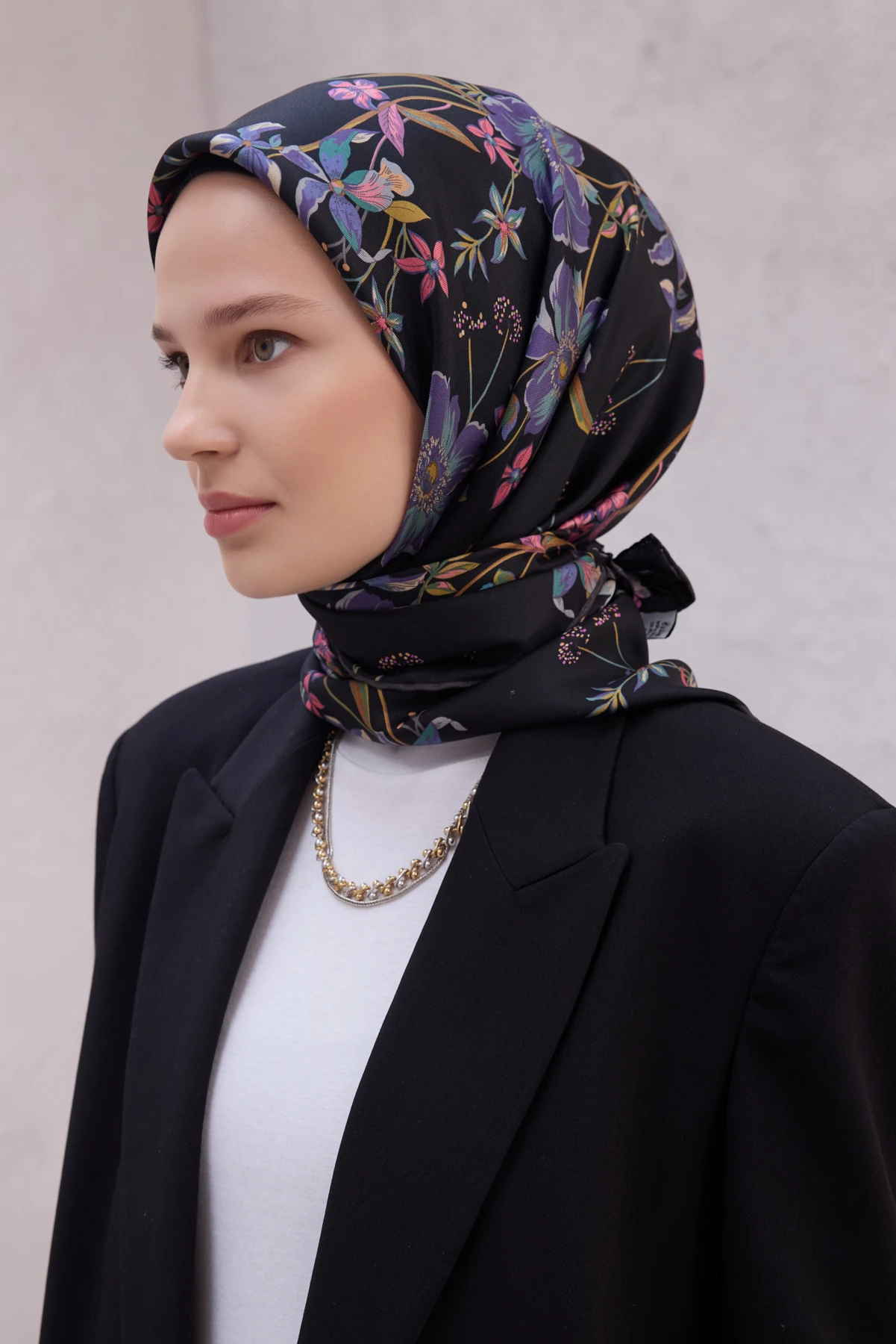 88 Belli Twill İpek Eşarp 4210D