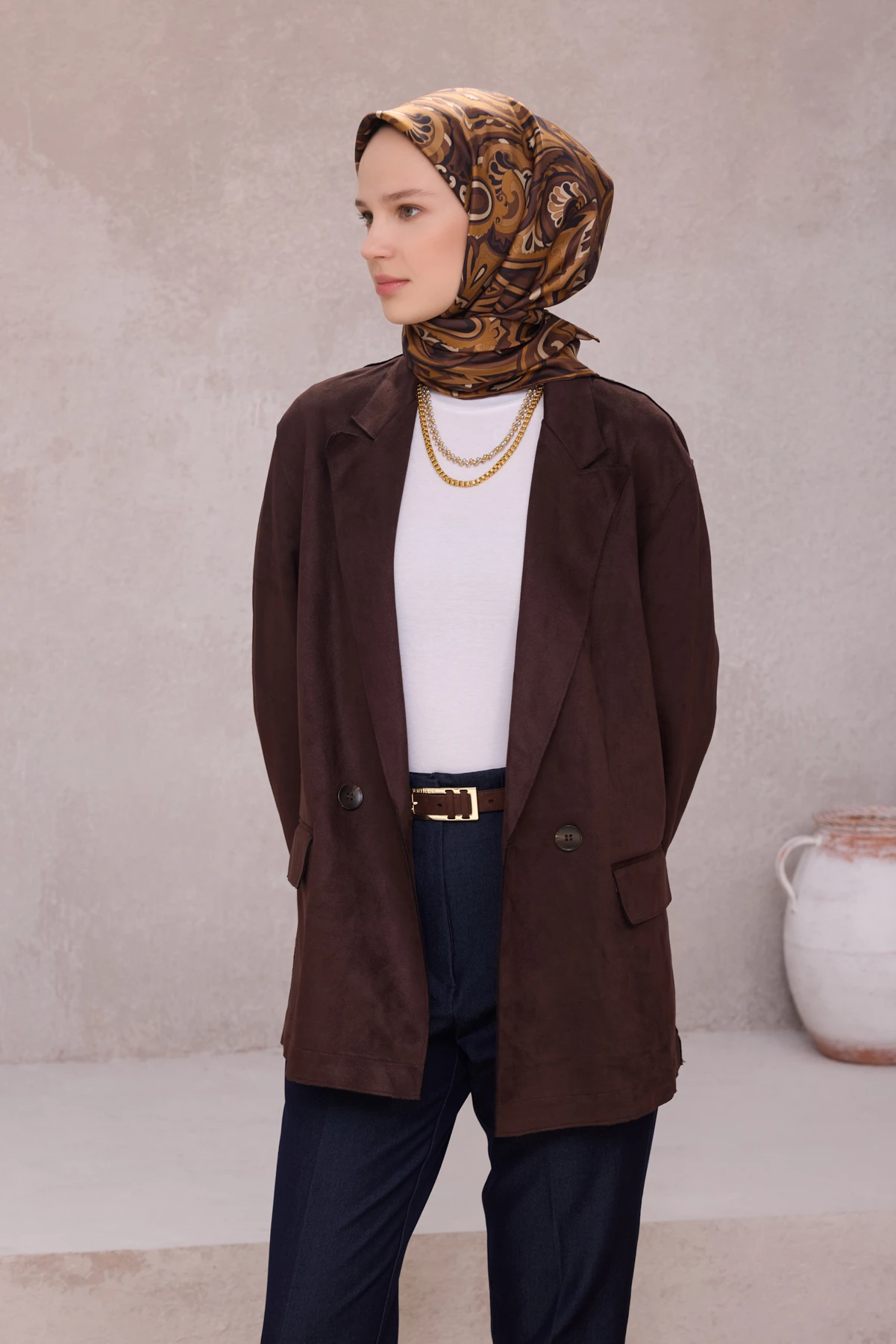 89 Belli Twill İpek Eşarp 4222D