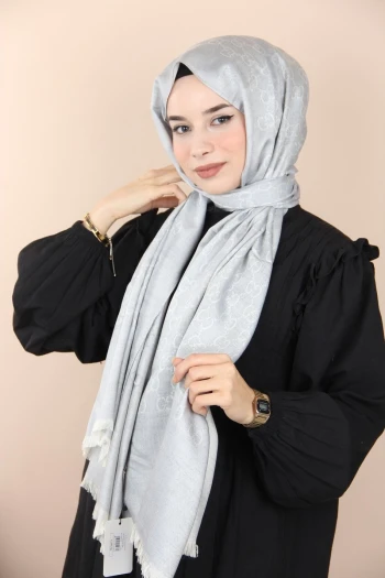 Buz Mavisi Gucci Kaşmir Şal