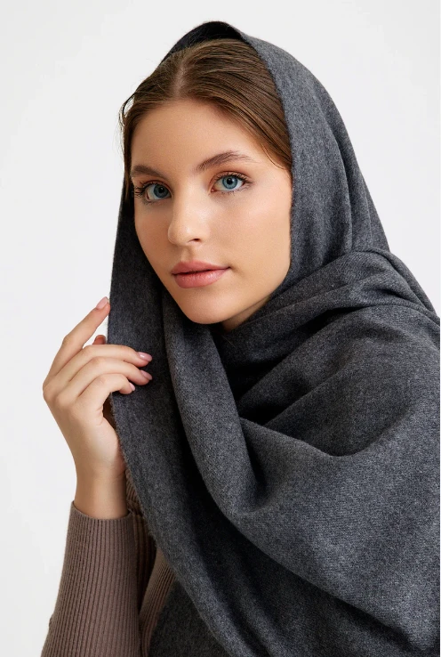 Füme Sky Cashmere Omuz Şalı