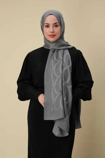 Grey İmannoor Big Bambunoor Ferah Tencel Şal 251-3047