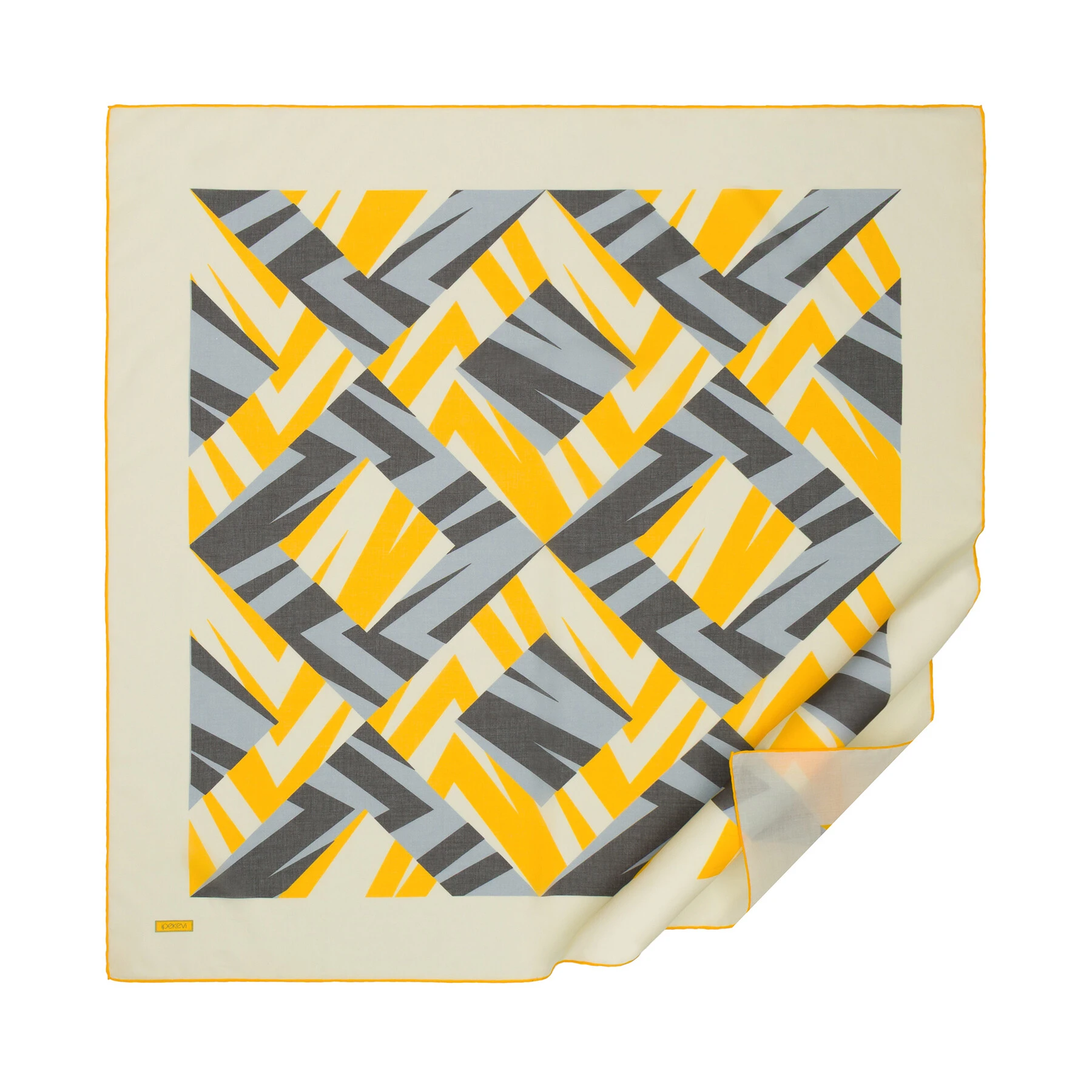 Hasat Sarısı İpekevi Pamuk Eşarp 1350