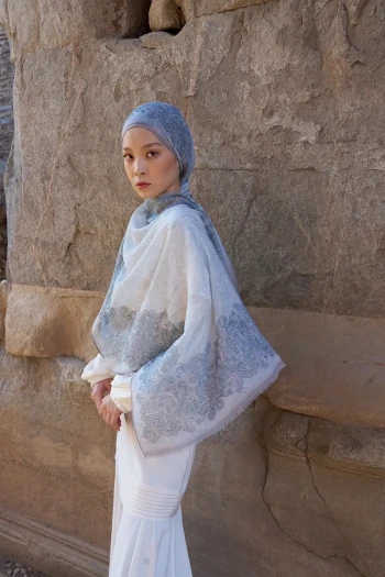 Mavi ED Scarf Roselya Şal