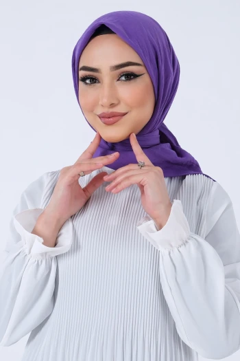 Mor Harem Scarf İncila Eşarp