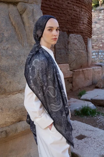 SİYAH ED Scarf  Landy Şal