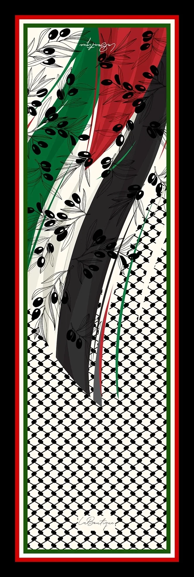 102 La Boutique Kefiye Fular