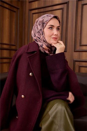 17 Silk Home Twill İpek Eşarp 11492