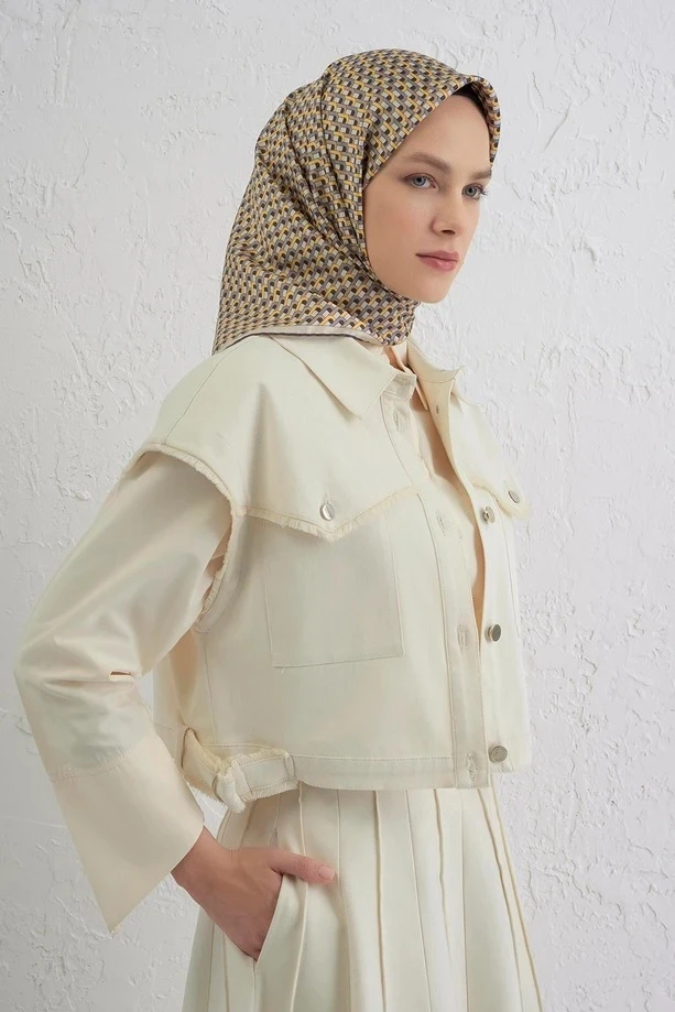 31 Armine Twill İpek Eşarp 9417D