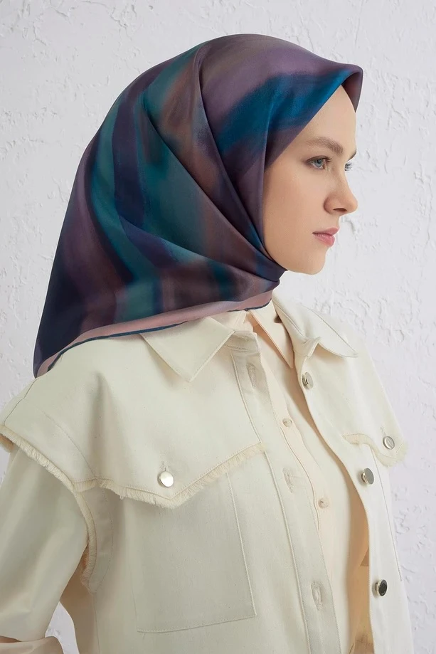 32 Armine Twill İpek Eşarp 9436D