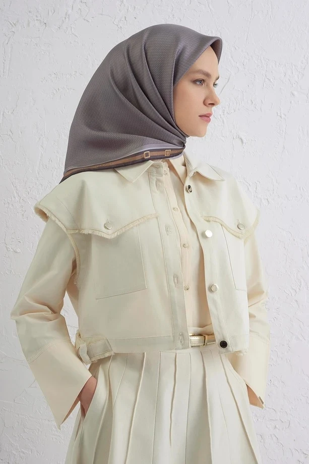 36 Armine Twill İpek Eşarp 9401D