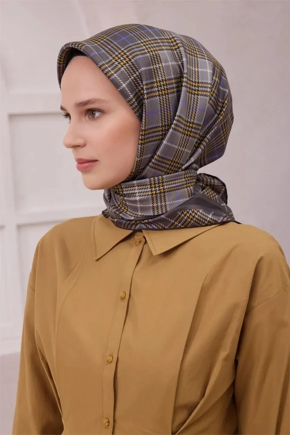 57 Belli Twill İpek Eşarp 4218D