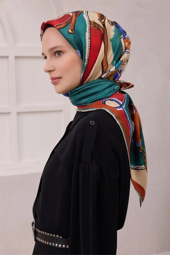 80 Belli Twill İpek Eşarp 4205D