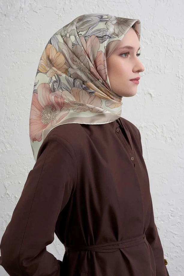 81 Armine Twill İpek Eşarp 9403D
