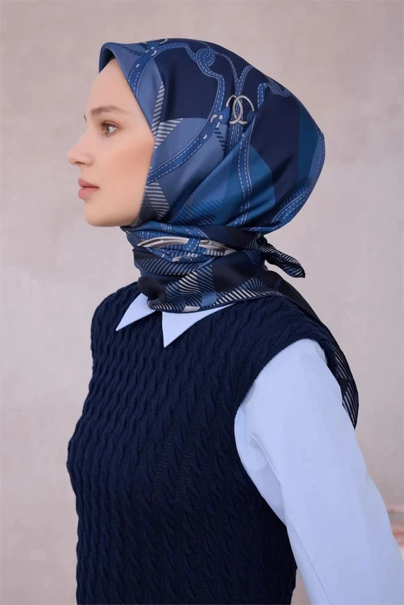 86 Belli Twill İpek Eşarp 4206D