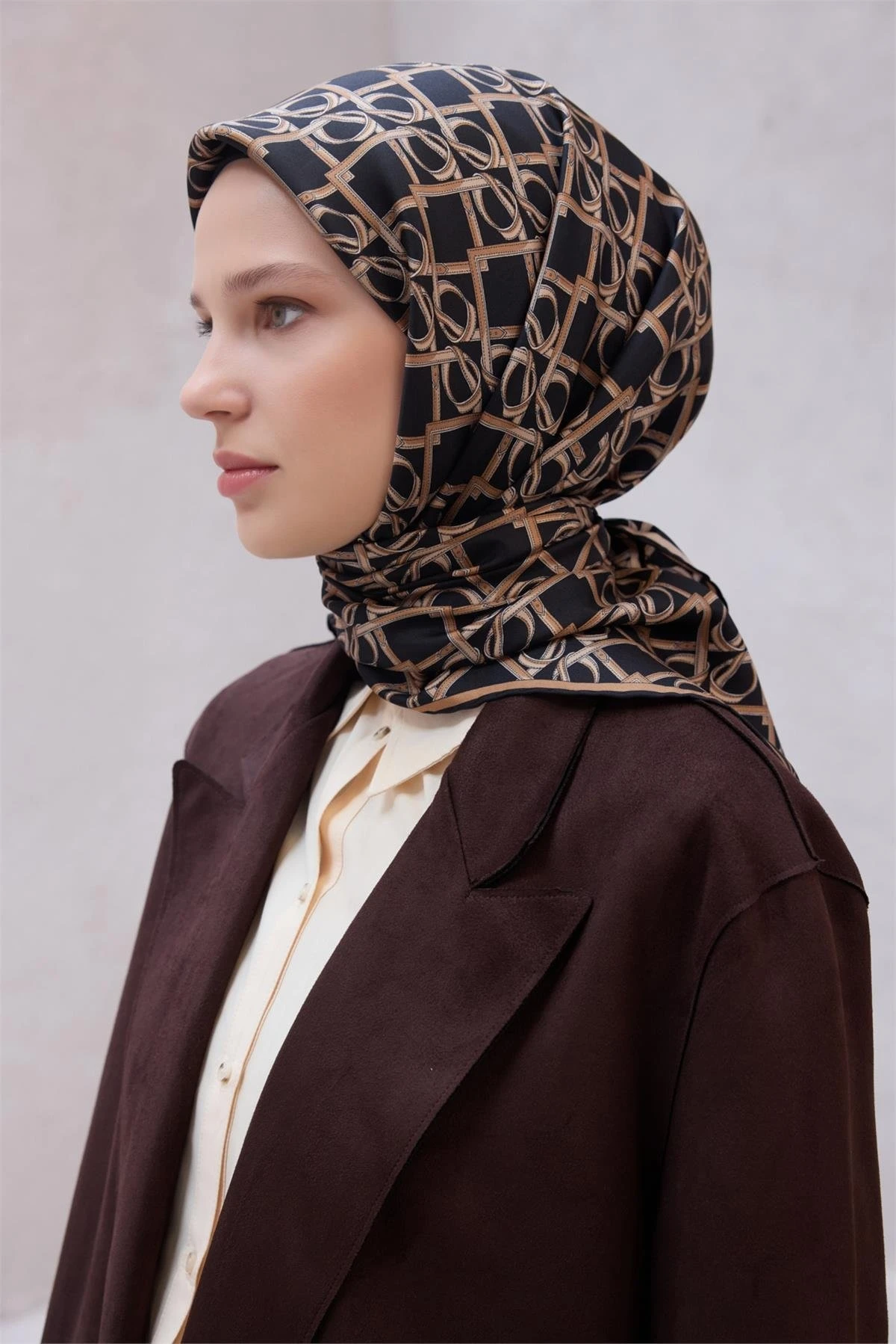 86 Belli Twill İpek Eşarp 4214D