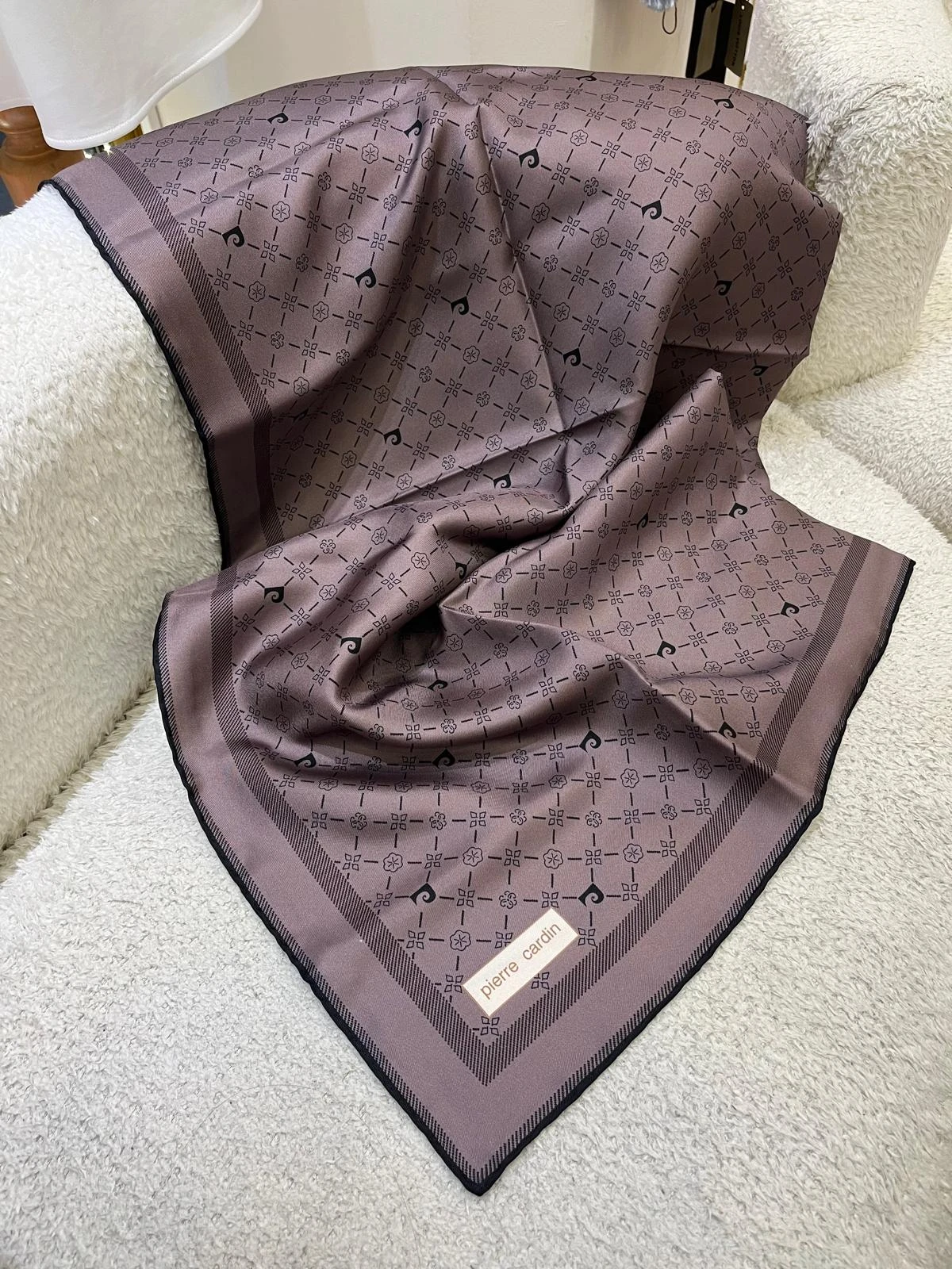 912 Pierre Cardin Twill İpek Eşarp 9068438