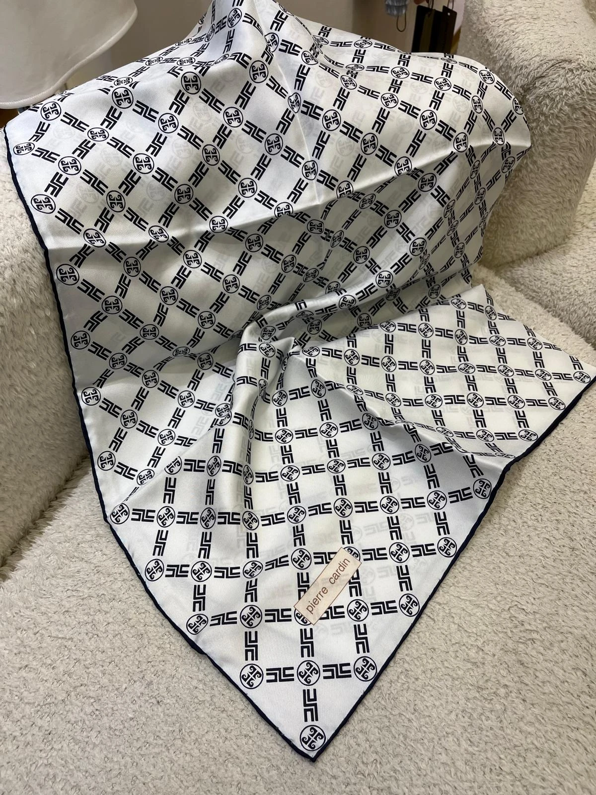 922 Pierre Cardin Twill İpek Eşarp 8995438