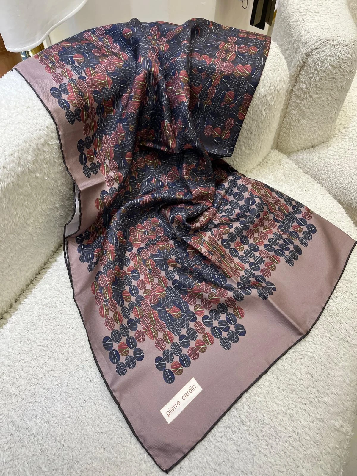 931 Pierre Cardin Twill İpek Eşarp 9090438