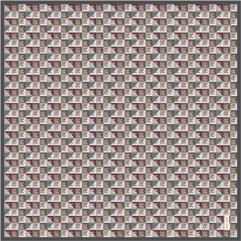 971 Pierre Cardin Twill İpek Eşarp 9070438