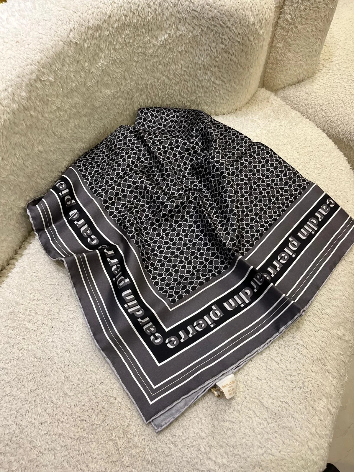 972 Pierre Cardin Twill İpek Eşarp 8997438